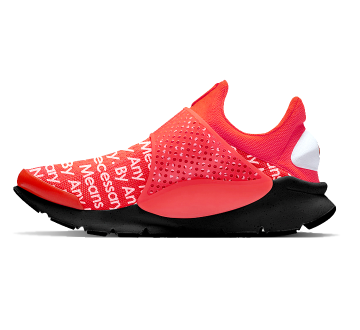 Supreme x Nike Sock Dart Red