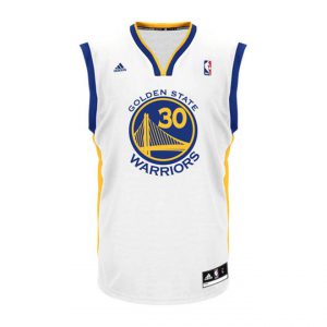 Adidas Golden State Warriors Custom Replica Home Jersey