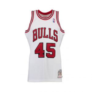 Michael Jordan Mitchell & Ness White 1994-95 Home Authentic Jersey